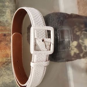 WHITE PYTHON SHARI'S PLACE BELT